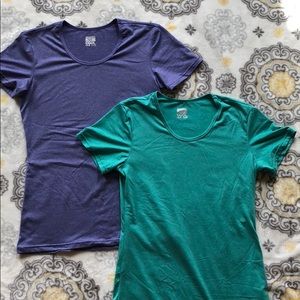 32° Degrees Purple & Teal Marl Short-sleeve Top